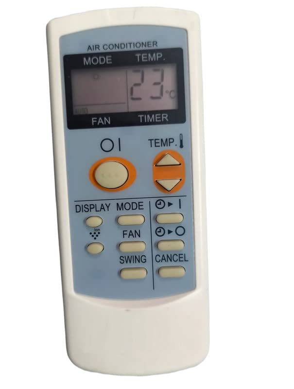 EHOP VE76 Remote Control Compatible for Sharp air Conditioner CV-2P10SC CV-2P10SX CV-P12PX CRMC-A775JBEZ CV-P10RC CRMC-A705JBEZ (Please Match Image with Your Old Remote Before Placing Order)