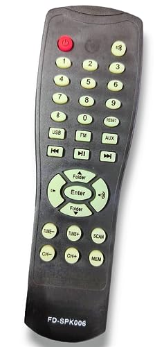 Ehop FD-SPK006 Compatible Remote Control for F&D Home Theater System SPK006