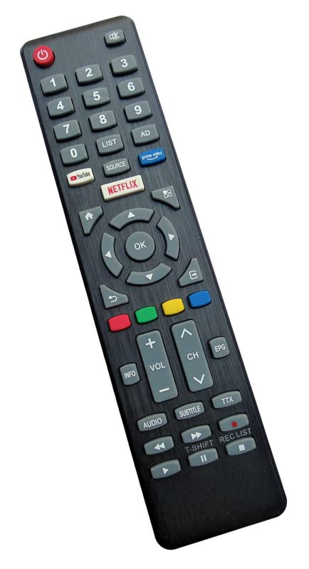 Ehop Compatible Remote Control for Sansui Smart tv with Netflix Prime Video and YouTube Functions