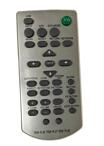 Ehop Universal Compatible Remote Control for Sony Projectors RM-PJ6 RM-PJ7 RM-PJ8 VPL-EX7 VPL-ES1 VPL-ES2 VPL-ES4 VPL-CX70 VPL-CX71 VPL-CX80