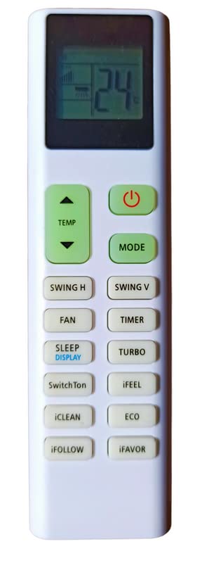 Ehop Compatible Remote Control for Kelvinator Split AC AC-260(Old Remote Must be Exactly Same for it to Work)