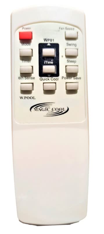 Ehop AC-120 Compatible Remote Control for Whirlpool Magic Cool AC with 6th Sense Function (Exactly Same Remote Will Only Work)