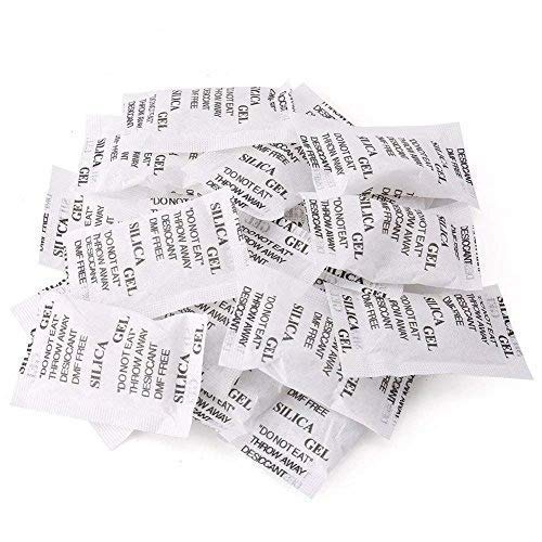 EHOP Silica Gel Packets Desiccant Dehumidifiers - Rechargeable Paper (5 Gram) Per Pack - Pack of 120