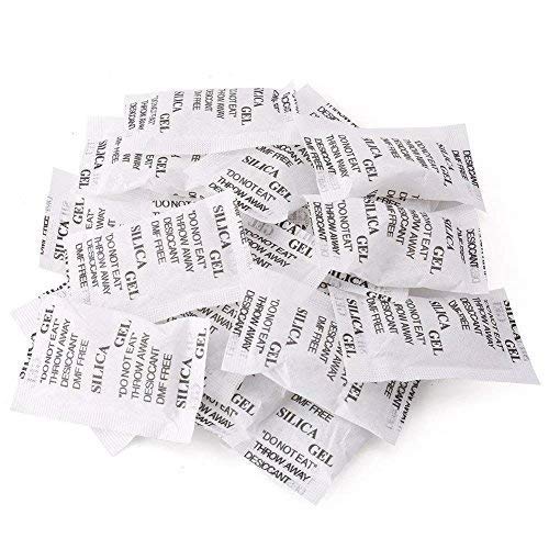 EHOP Silica Gel Packets Desiccant Dehumidifiers - Rechargeable Paper -5 Gram 40 Packs