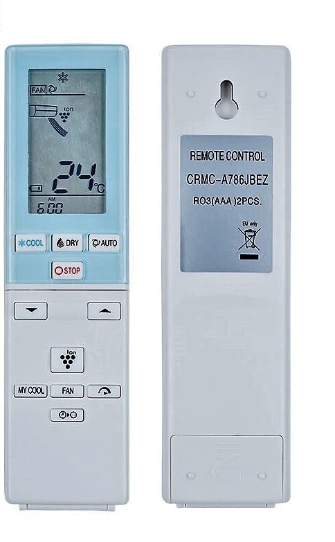 EHOP Remote Compatabile for Sharp Air Conditioner CRMC-A786JBEZ CRMC-A787JBEZ